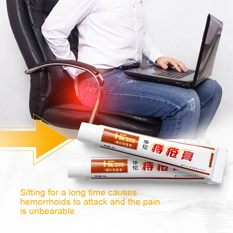 1/3/5/10Pcs Sumifun Huatuo Hemorrhoid Ointment Anal Fissure Bleeding Pain Relief External Internal Hemorrhoids Health Care Cream