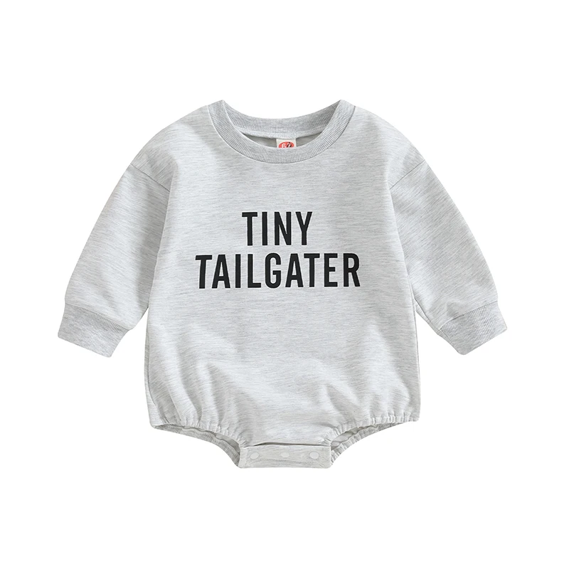 

Детский осенний комбинезон с круглым вырезом и длинным рукавом