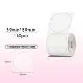 Clear round 50x50mm