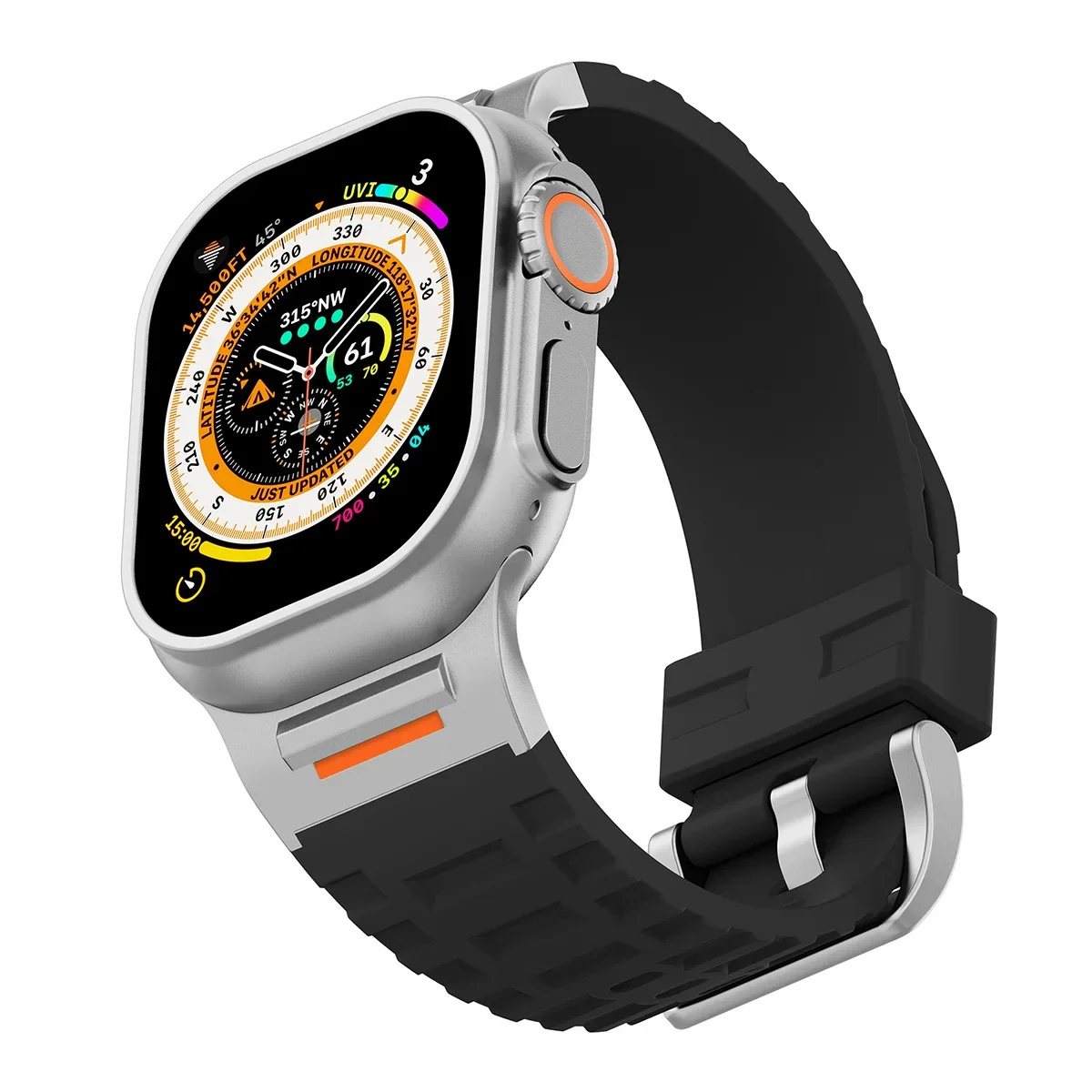Luxury Sport Silicone Band for Apple Watch - Soft and Stylish Bracelet Strap