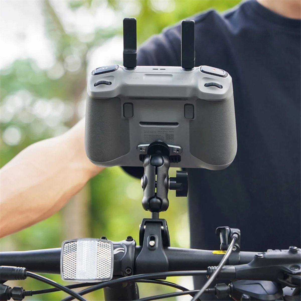 Support guidon moto pour télécommande DJI RC/RC2 - Fixation antidérapante