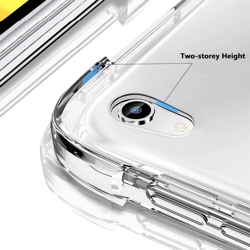 Case For Lenovo K10 M10 FHD PLUS 2020 Y700 Tab M10 Plus 3rd Gen 10. 6 2022 P11 M8 M9 Transparent TPU Cover Shockproof Protector