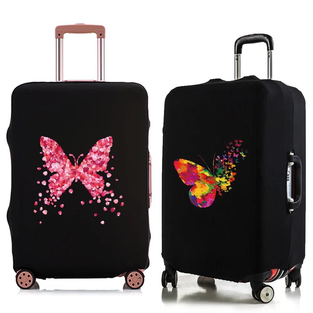 

Luggage Elastic Protective Case Dust Cover Suit for 18-28 Inch Bag Suitcase Trolley Covers Travel Accessories Butterfly Series