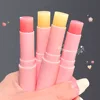 1PC Natural Peach Lip Balm Long-lasting Moisturizing Lipstick Temperature Change Color Lipstick Anti-drying Hydration Lip Care 4