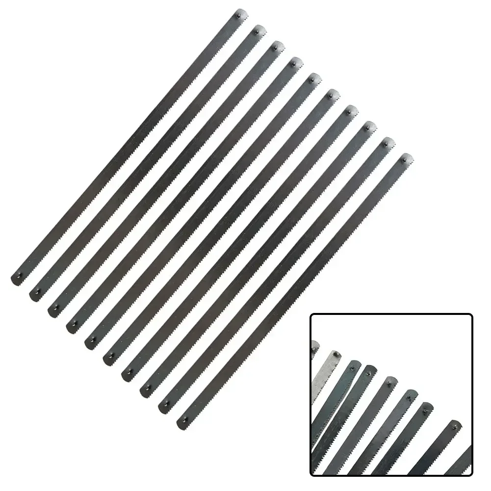 Mini Hacksaw Blade Multifunctional Carbon Steel Blade For Metal Plastic Cutting Manual Woodworking Hand Tool 10Pcs 6 Inch 24T hacksaw blade