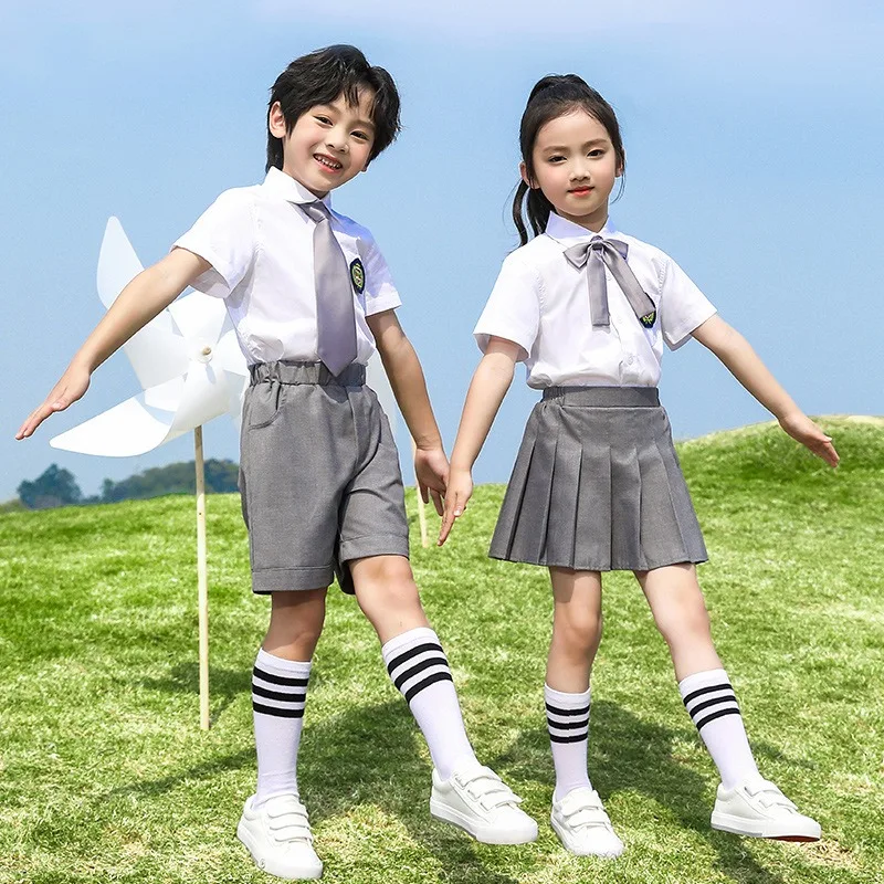 Kids Formal Dress Suit - Summer School Uniform for Kindergarten Graduation, Choir Performance & Class Photos