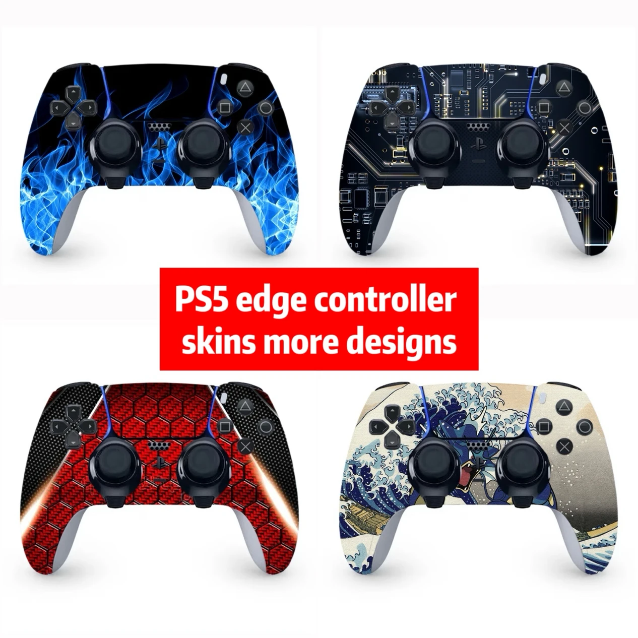 PS5 edge 컨트롤러 스킨 스티커 PS5 edge 컨트롤러 비닐 스킨 PS5 e..