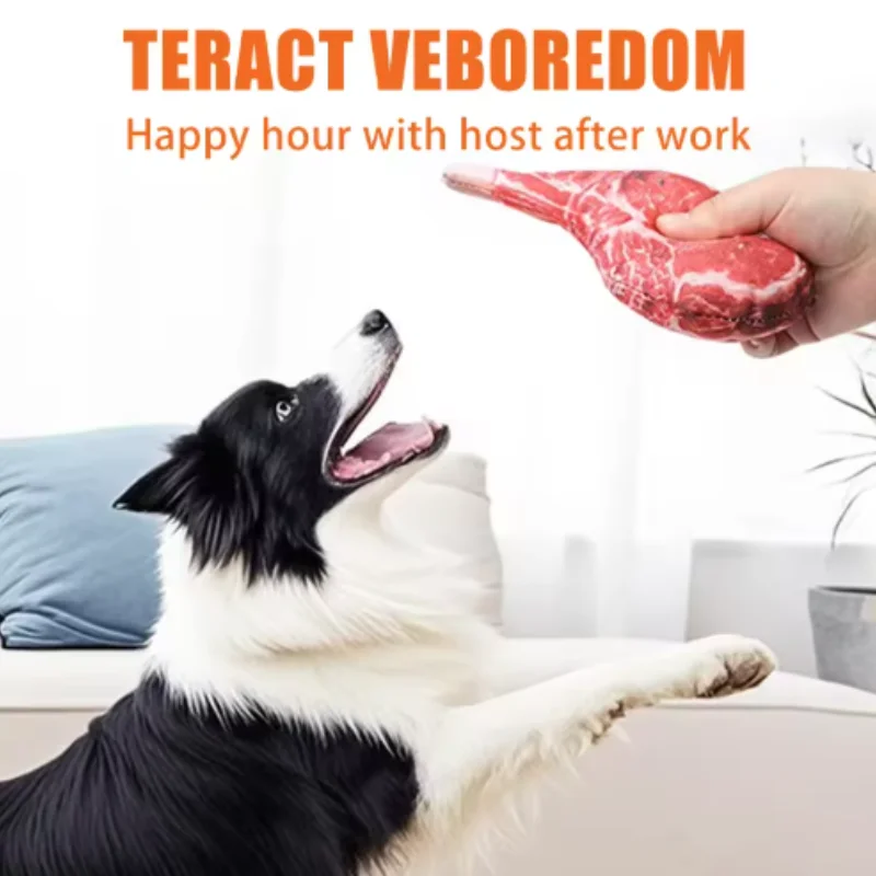 Squeaky Bone Dog Toy 1