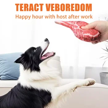 Squeaky Bone Dog Toy 1