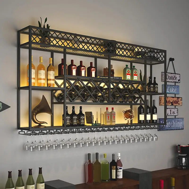 Designer Bancone Bar Cabinet Liquore Lusso Galleggiante Moderno Portabottiglie Bar Cabinet Display Porta Bottiglie Vino Bar Furniture