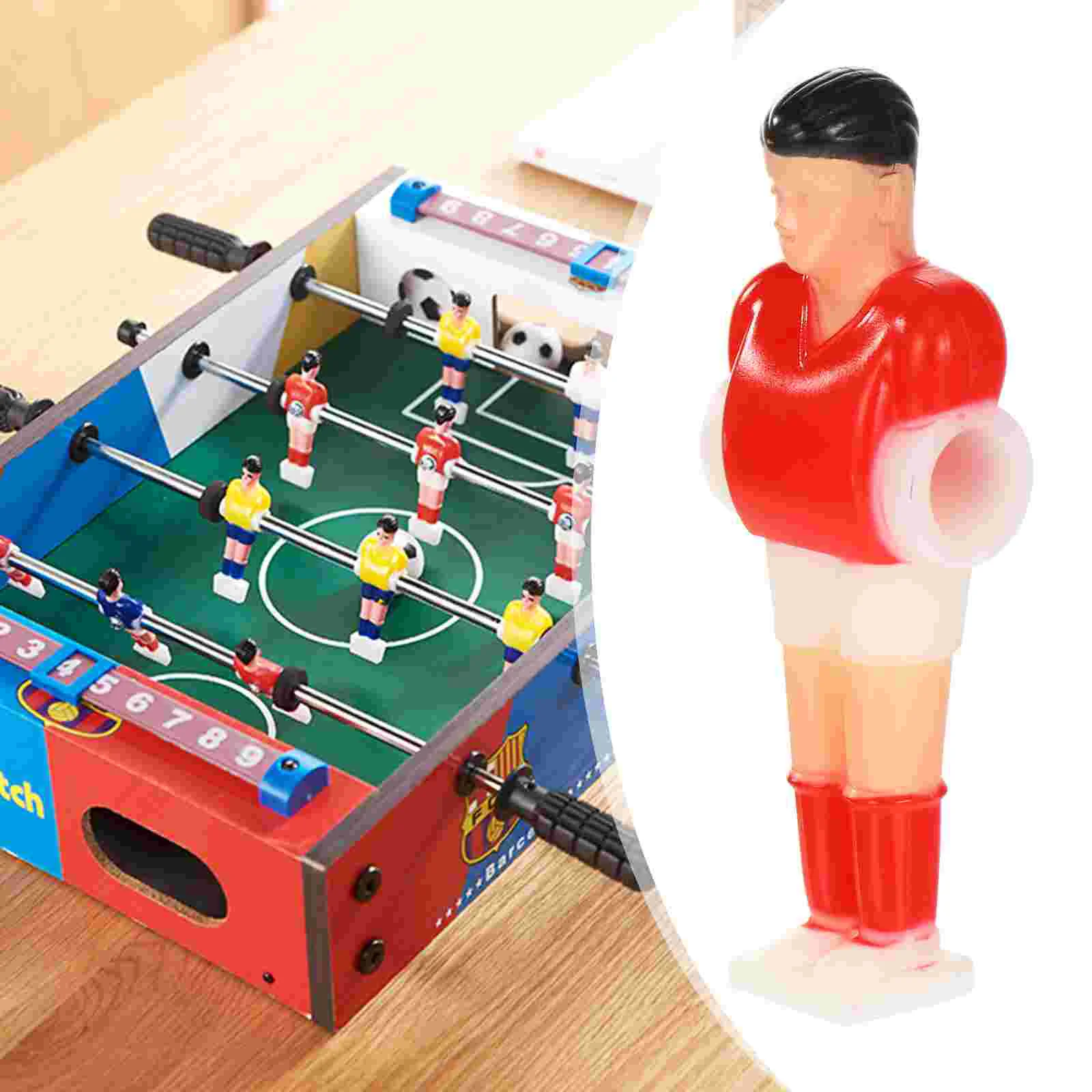 11 Pcs Mini Football Machine Foosball Toys Table Puppets Dolls Tabletop Players Child