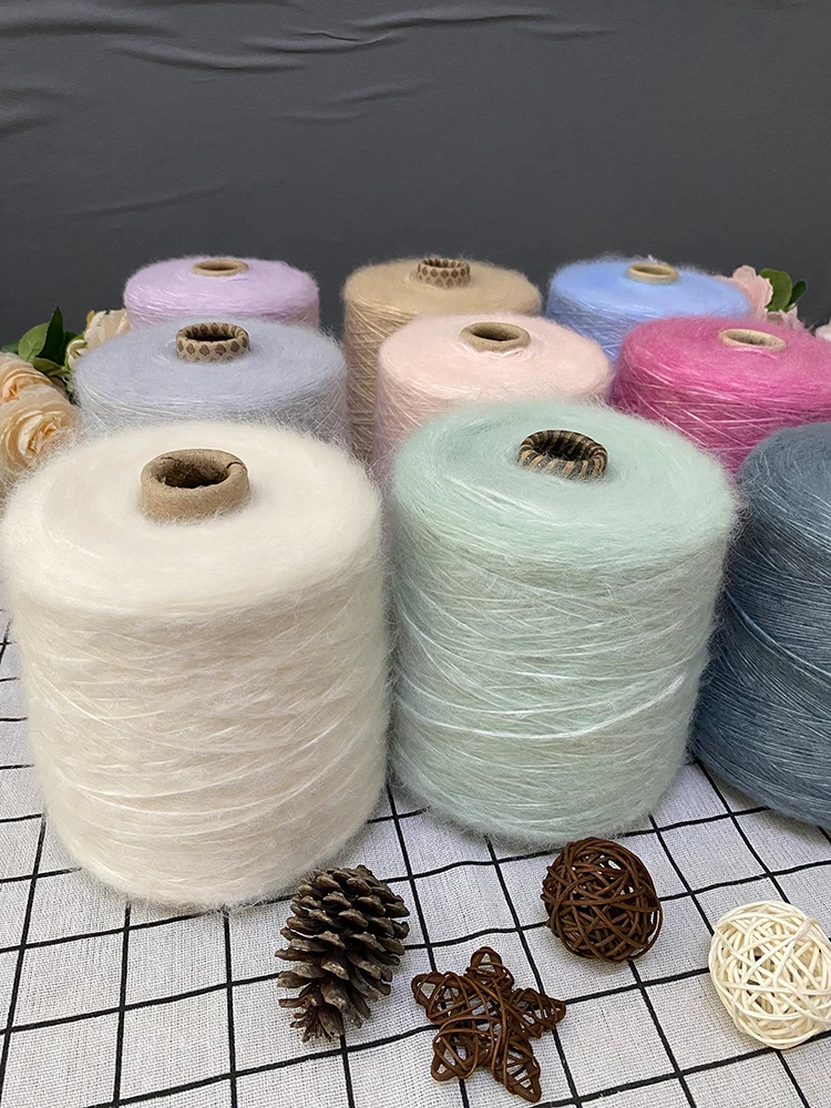 Hand Knitted Hollow Camera Spray Yarn for Scarf Sweater Hat DIY Handmade Knitting Yarn Winter