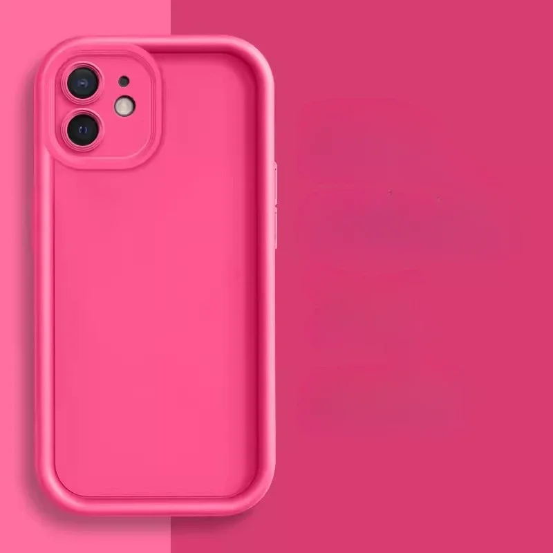 Silicone Case with Camera Lens and Screen Protector Cover