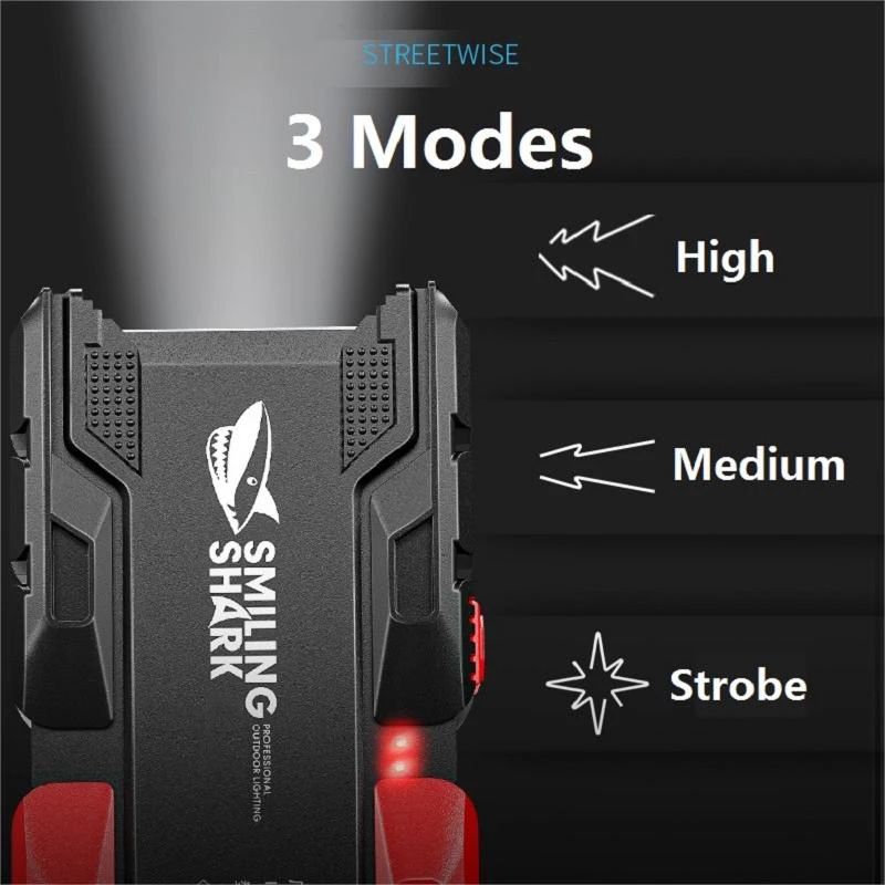 Smile Shark SD-0712 LED Flashlight High-brightness Long-range Rechargeable description image 4