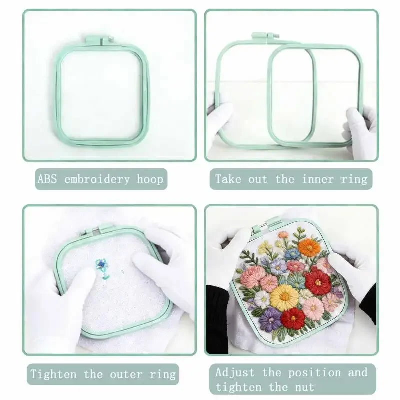 Square Embroidery Hoops 2