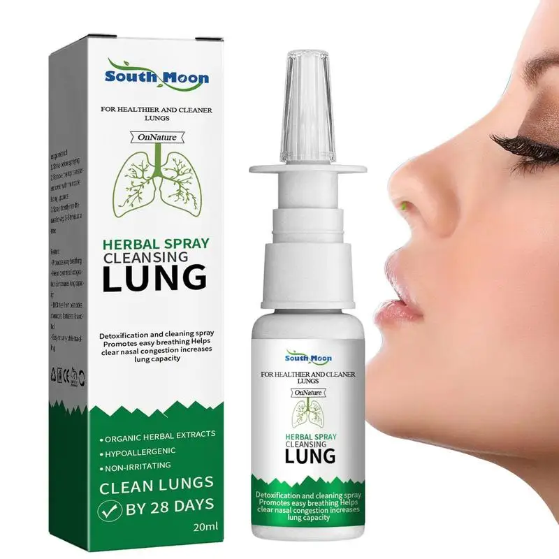 Nasal Spray Lung Cleansing Spray 0.7 Fl Oz Relief During Allergy Season