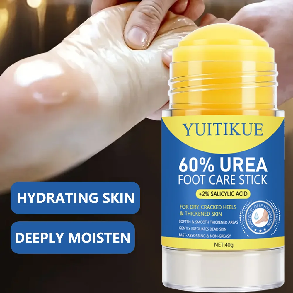 60% Urea Cream and Peach-Scented Foot Balm Combo - Powerful repair for cracked heels, deeply moisturizing and nourishing.