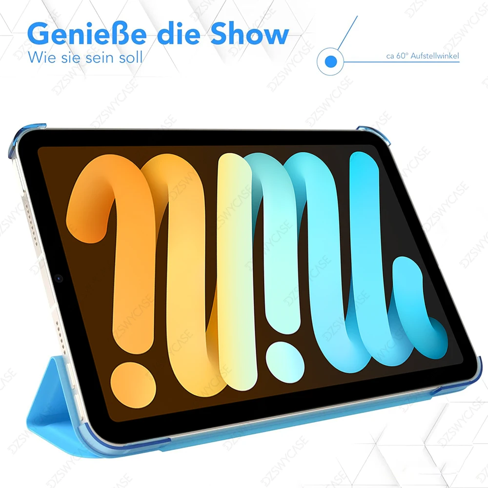 Enhanced Smart Case with Trifold Stand and Auto Sleep/Wake Function