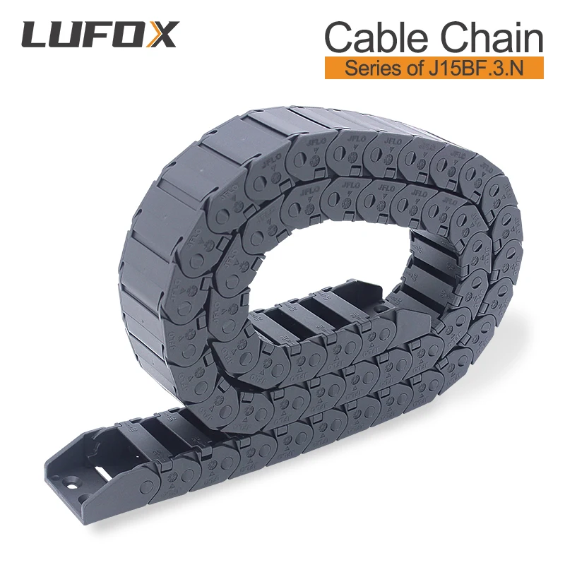 High Quality 1-meter cable drag chain semi enclosed inner opening series J15BF.3. N 15 * 15 * 20 30 40 50