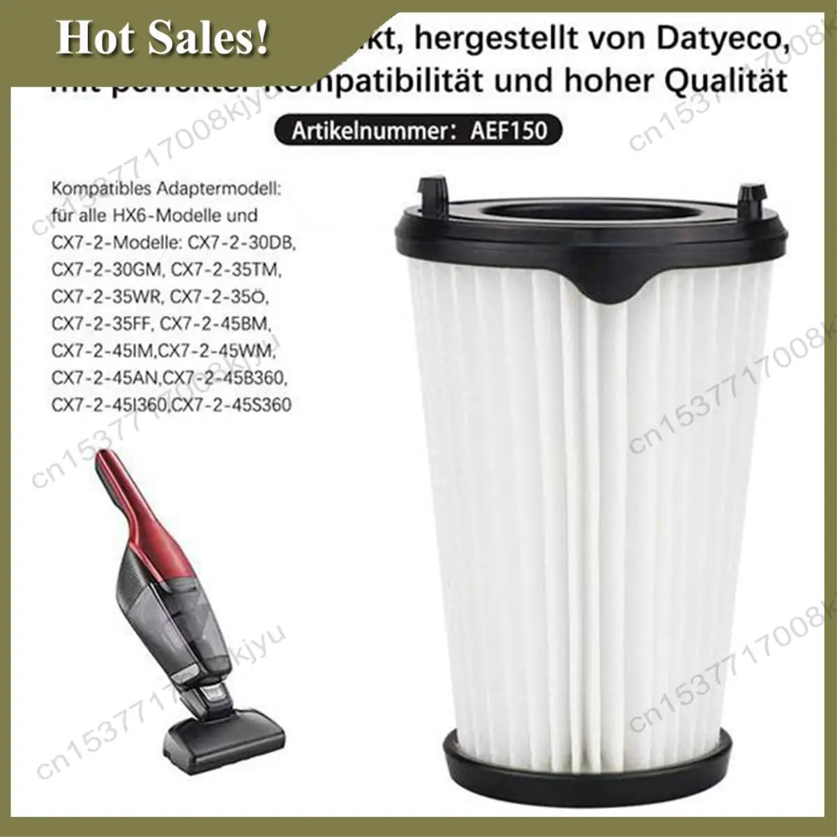 -A23G Electrolux ZB3301 용 6 Pcs CX7 필터 AEG Hepa 필터 교체 필터 AEG Ergorapido 진공 청소기 용 CX7-2 필터