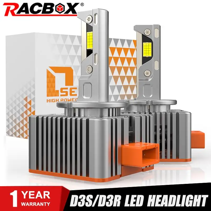 

Лампы для передних фар D1S D1R D3S D3R светодиодный, 100 Вт, 300% лм