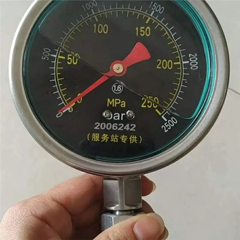 L17A-압력계 툴 세트 250Mpa 커먼 레일 펌프 플런저 2500Bar 압력 테스트 게이지