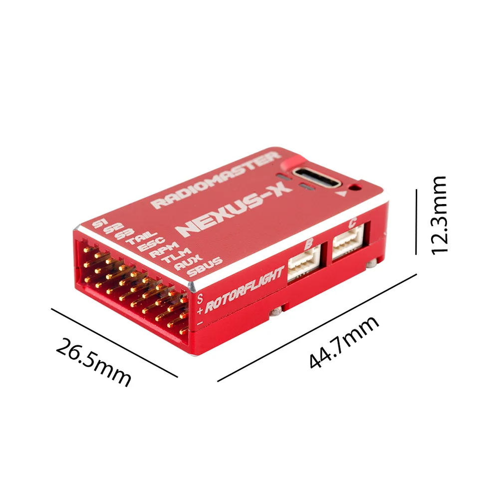 Radiomaster NEXUS ヘリコプター フライト コントローラー 内蔵