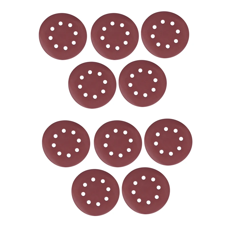 

50Pcs 5 Inch Sanding Discs 125Mm 8 Hole Sandpaper 800 1000 1200 1500 2000 Grit