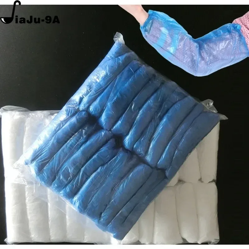 Disposable Waterproof Arm Sleeves Kitchen Household 100 Pairs