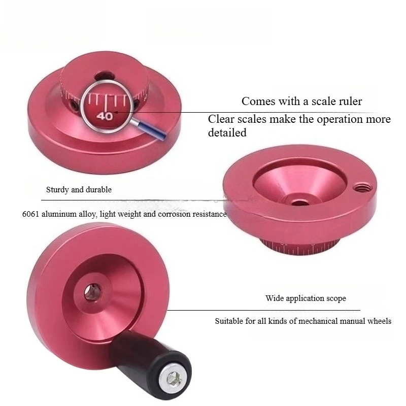 1pc DIY 선반 핸드휠 회전 상단 와이어 고정 소형 핸드 크랭크 기계 부품 6mm 8mm 10mm 12mm