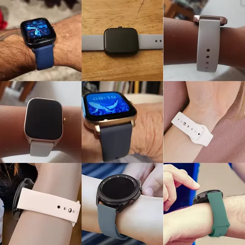 20 مللي متر/22 مللي متر سيليكون الفرقة ل Amazfit G...