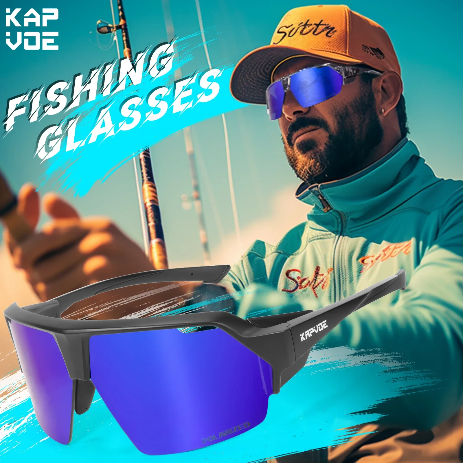 NewPolarizedFishingGlassesManRunningSunGlassesBicycleSports