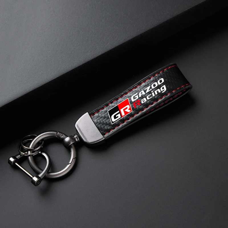 Auto Leather Keychain Key Ring Accessory
