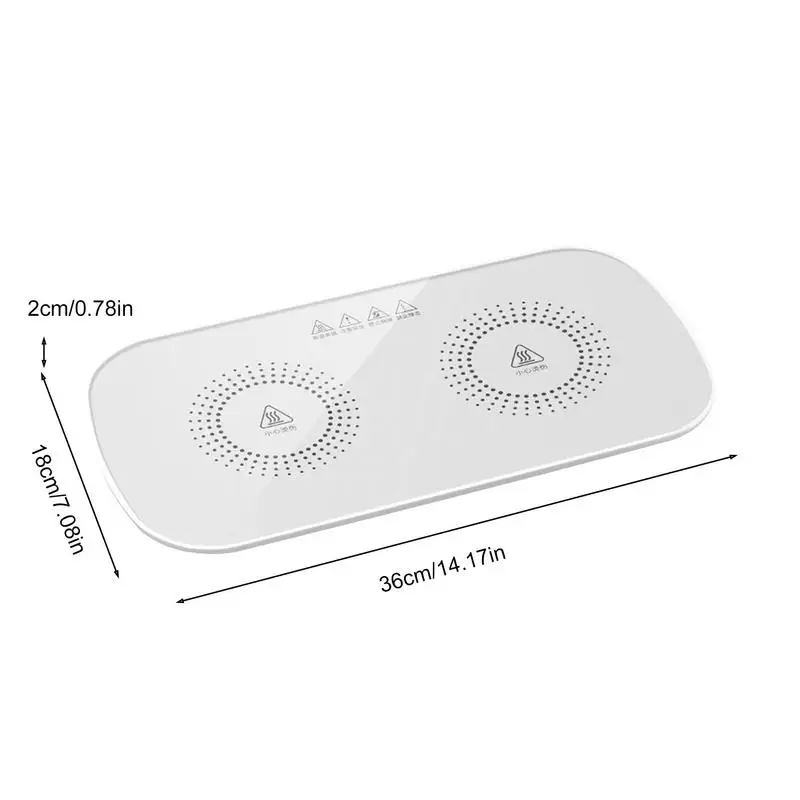 Electric Food Warming Tray Long Lasting Plates Fast Heating Warmer For Home Dinner Plate electric food warmer