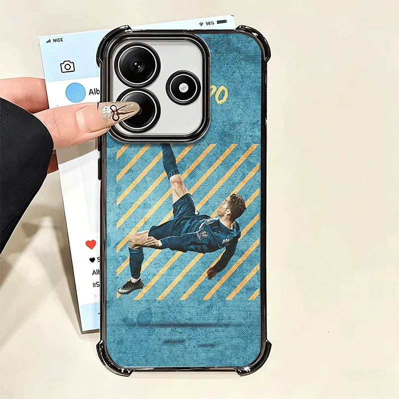 Football Star Soft Phone Case Featuring R-Ronaldo C-CR7 Design