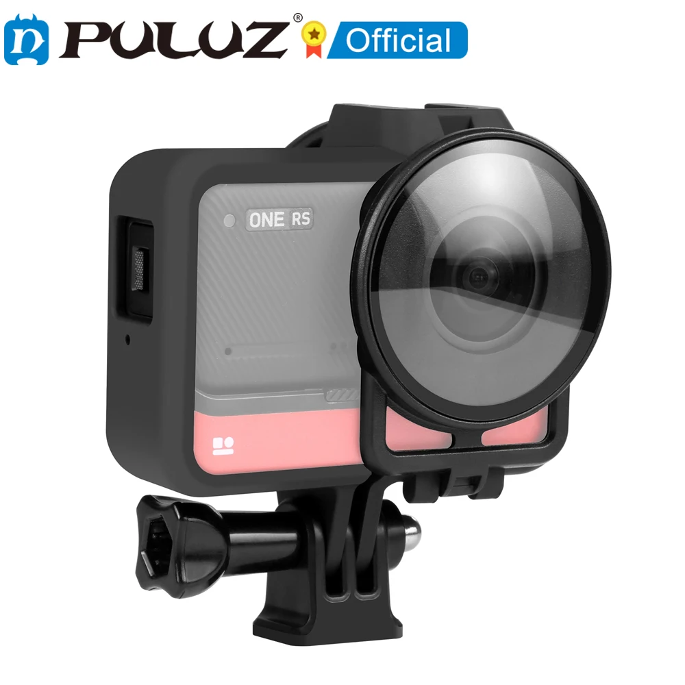 Custodia Con Telaio In Plastica Puluz Con Protezione Dell'Obiettivo Per Insta360 One Rs 360 Edition Custodia Protettiva