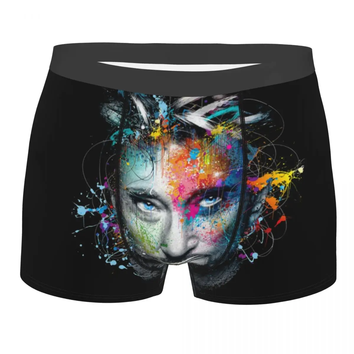 

Custom Johnny Hallyday Boxers Shorts Mens French France Singer Briefs Underwear Funny Underpants