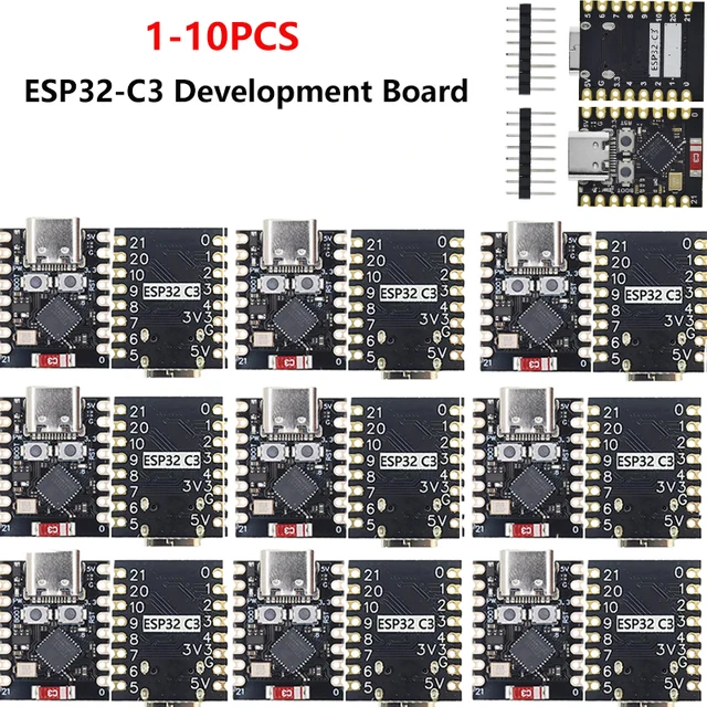 1-10 шт. ESP32-C3 макетная плата ESP32 SuperMini макетная плата ESP32 макетная плата WiFi Bluetooth для Arduino 1