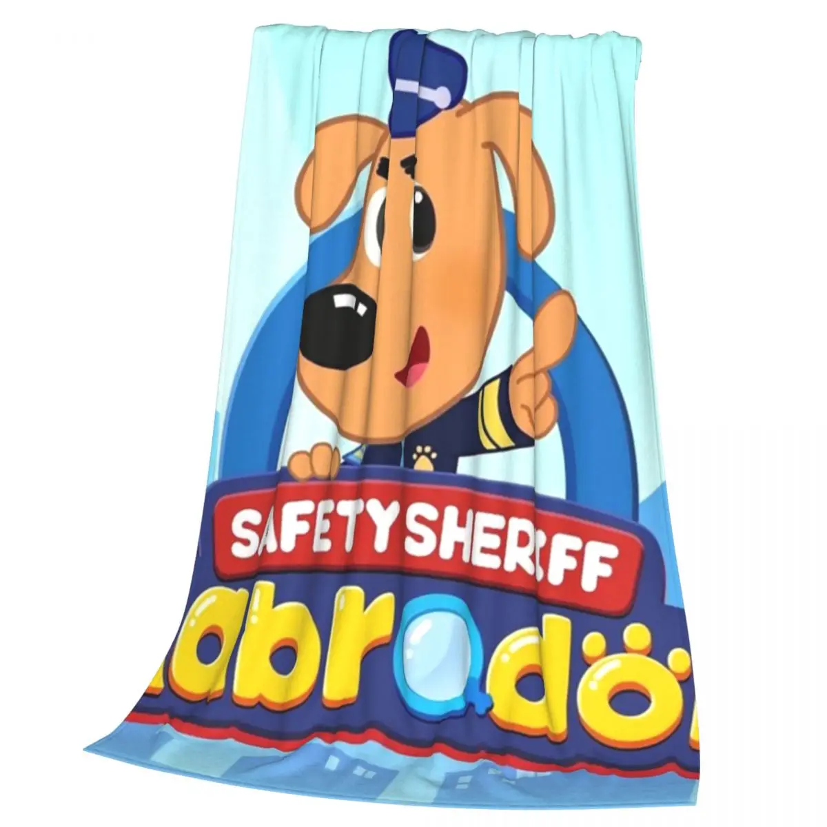Sheriff Labrador Blankets Flannel Breathable Throw Blankets Sofa Throw Blanket For Home Bedroom Office Throws Bedspread Quilt 3