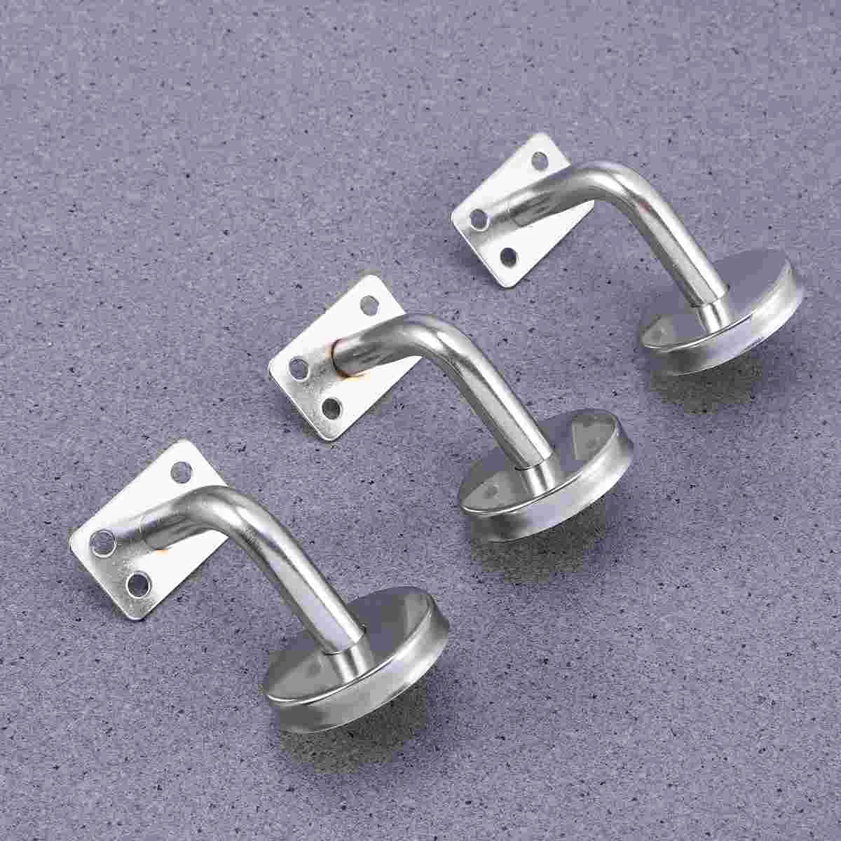 

3/5pcs Stainless Steel Handrail Bracket Wall Mounted Bracket Support Hand Rail Stair Railing Guardrail Accessories