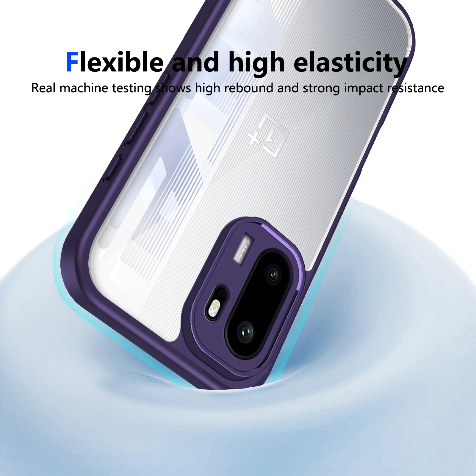 Luxury Transparent Shockproof Bumper Case Cover