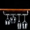 Wine Glass Rack Glass Holder Single And Double Row Wine Glass Rack High Glass Rack Cabinet Wall Hanging Storage Box 3