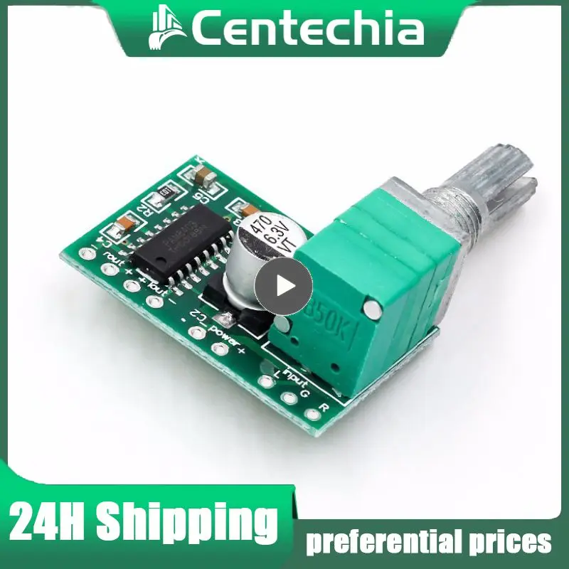 

Плата аудиоцифрового усилителя PAM8403 Mini 5 в с переключателем потенциометра, усилитель с питанием от USB, модуль для энтузиастов, точность