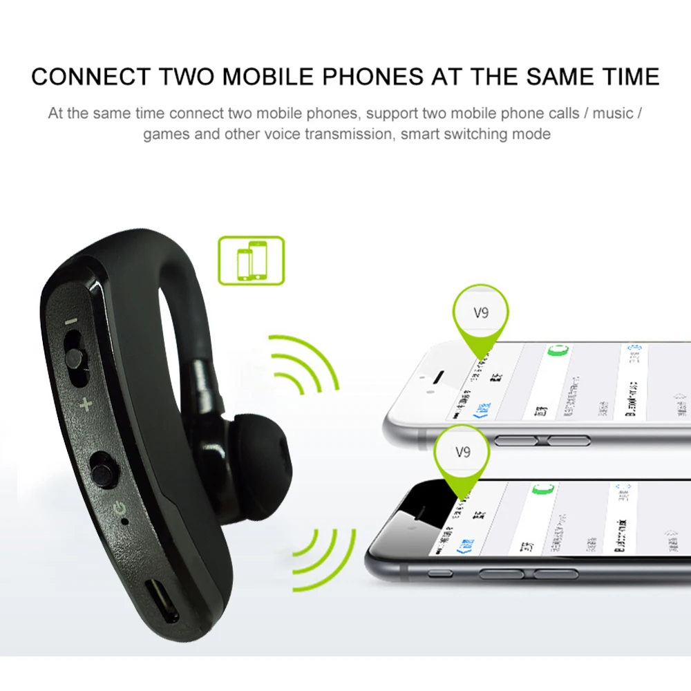 Comprar V8 Bluetooth auriculares inalámbricos estéreo HD micrófono auriculares  Bluetooth manos en el coche Kit con micrófono para V9 iPhone Samsung Huawei  teléfono