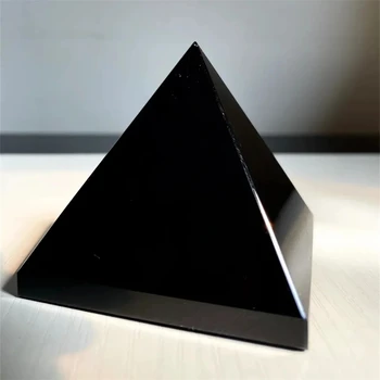 3-7cm Natural Obsidian Pyramid 1