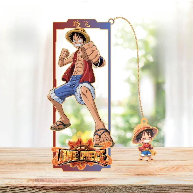 ONE PIECE Metal Hollow Bookmark Ace Zoro Boa Hancock Anime Cosplay Gift Study Stationery