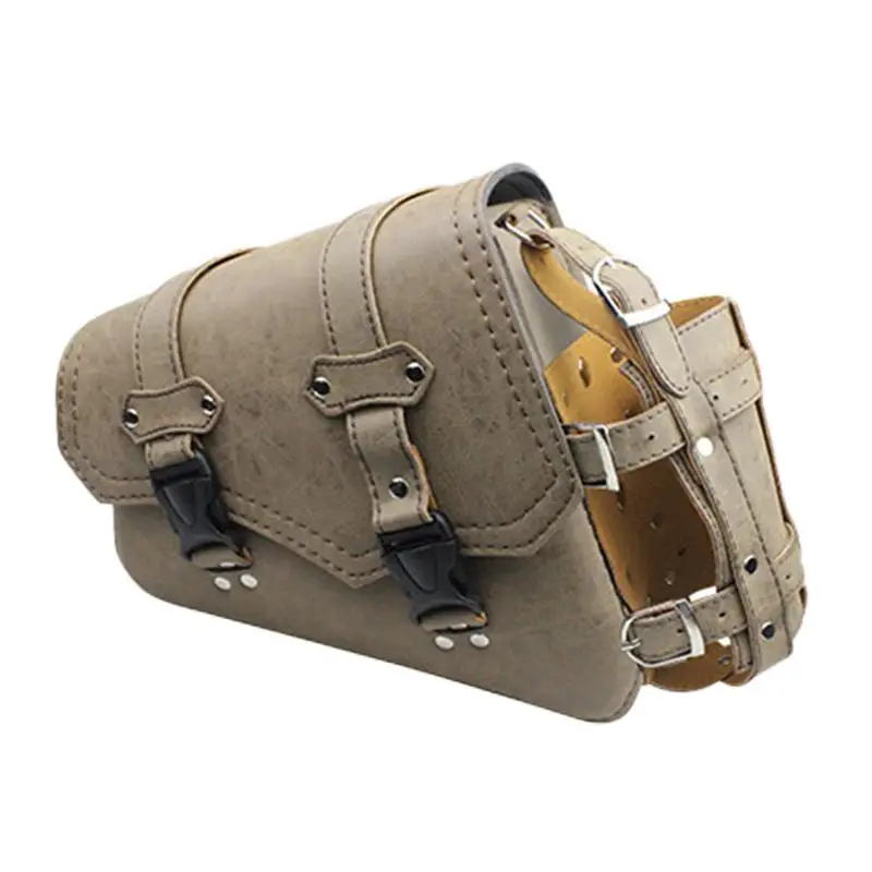 

Сумка для багажа на мотоцикл, Боковой Кожаный Органайзер для хранения мотоциклетного оборудования для повседневного ношения