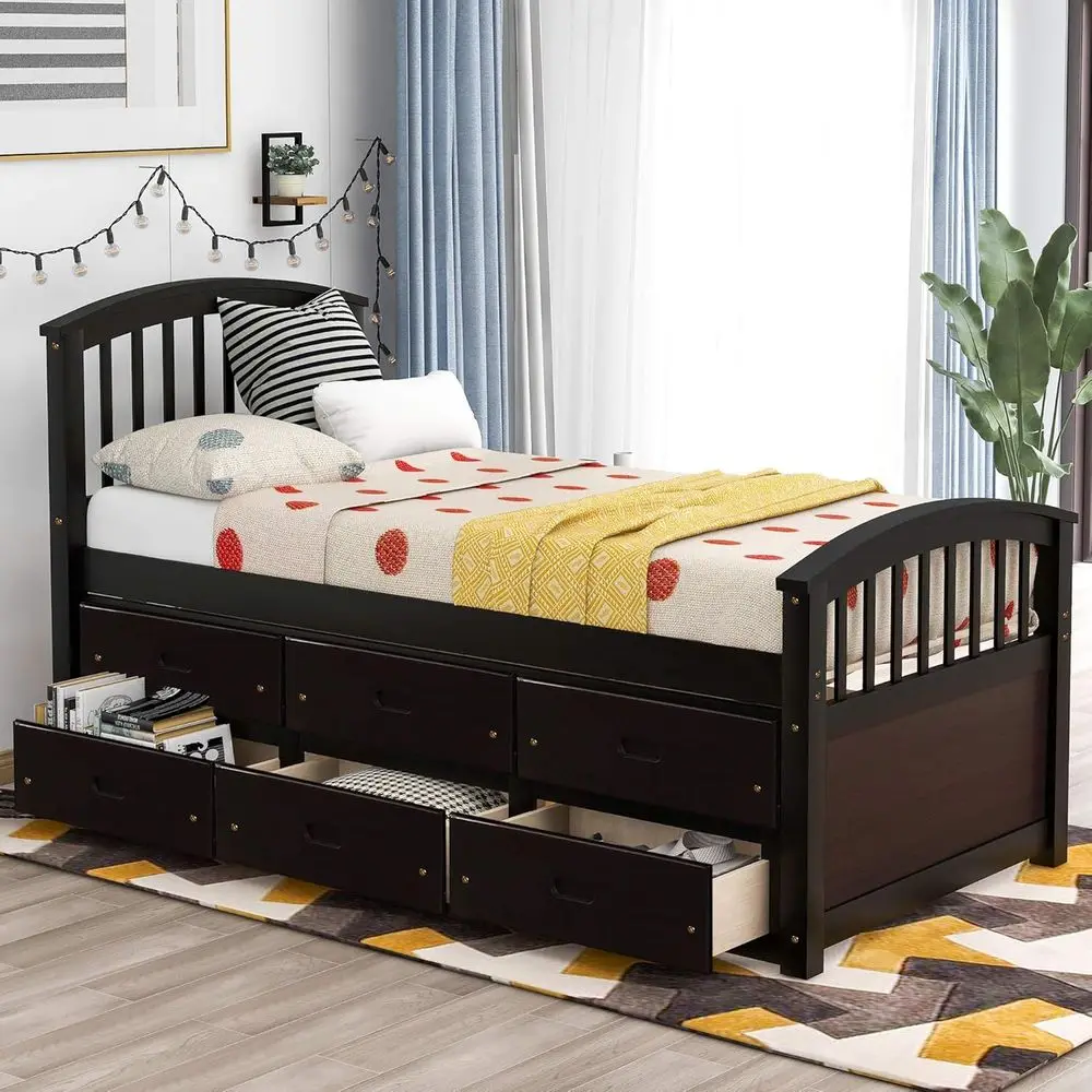 Twin Storage Platform Bed 6