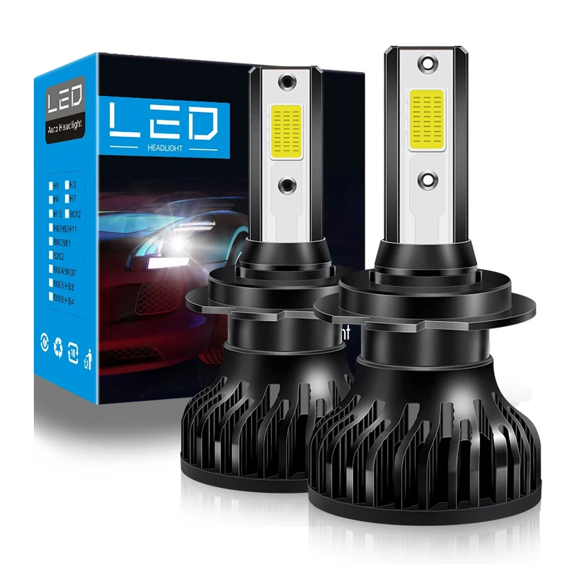 ZTZPIE 차량용 LED 헤드라이트 전구, 고출력 안개등, 스포트라이트 20..