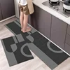 Kitchen Pvc Mat Waterproof Floor Mats Leather Carpet Non-slip Area Rugs Home Oil-proof Long Rug Set Alfombra De Cocina 주방 카펫 3